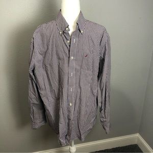 Nautica wrinkle resistant men’s dress shirt, size L